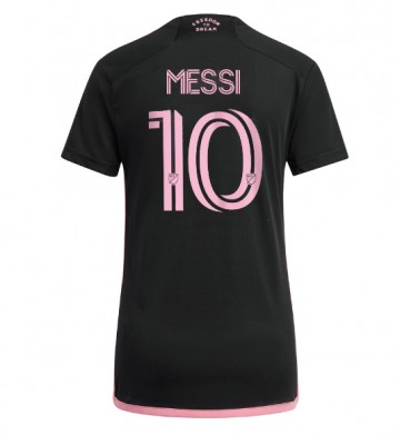 Inter Miami Lionel Messi #10 Segunda Equipación Mujer 2024-25 Manga Corta